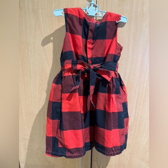 *HOST PICK!* Toddler dress. “Buffalo Plaid” sleeveless, with side ties. - Picture 6 of 16